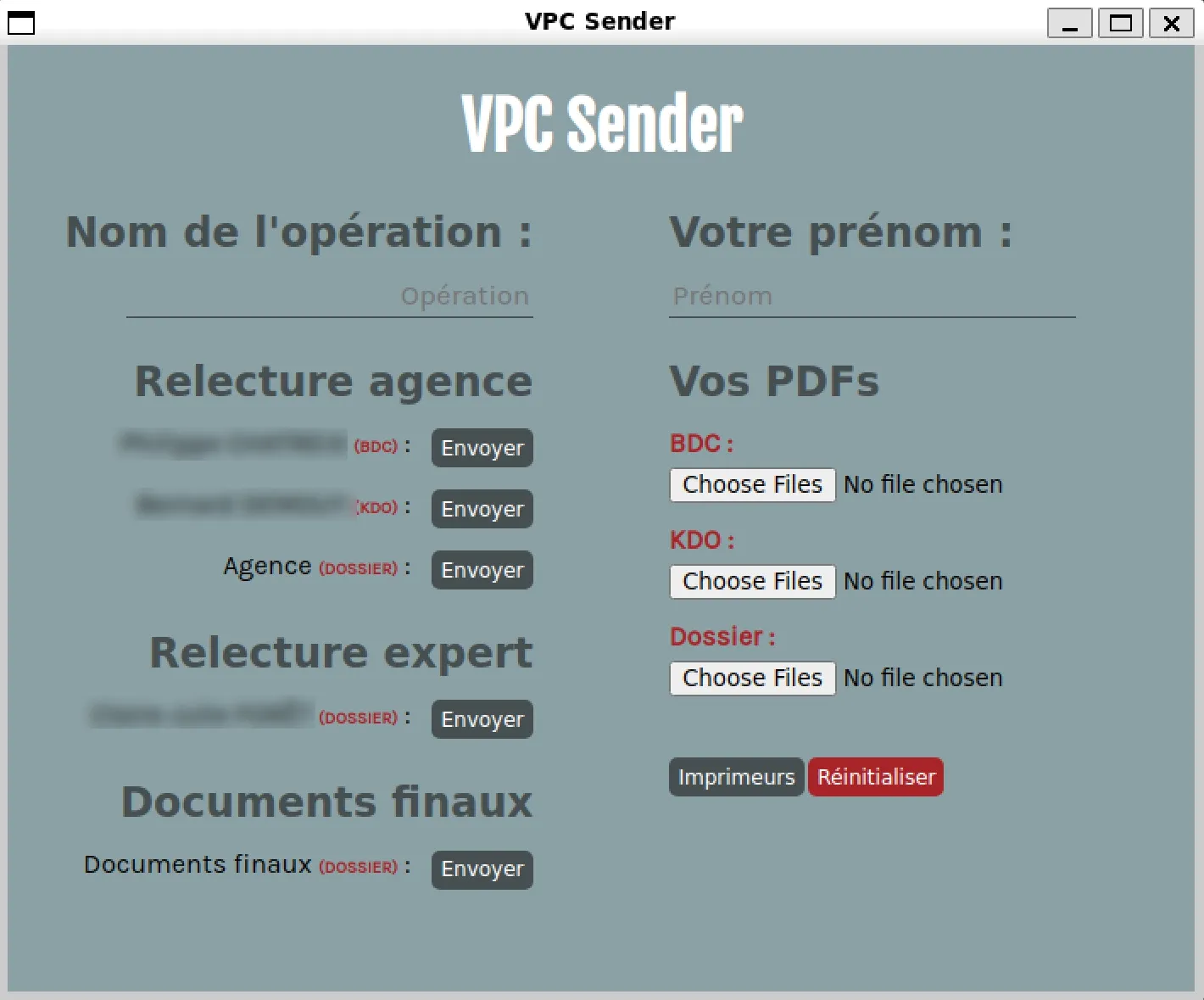 VPC Sender